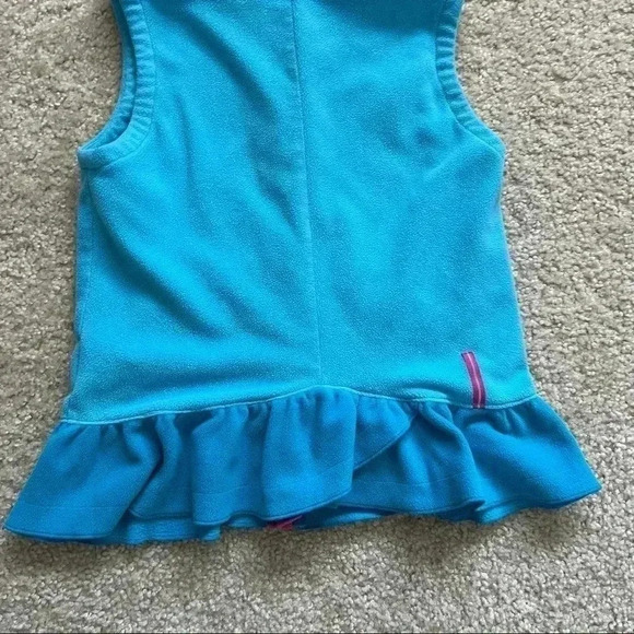 Obermeyer Mika Fleece Vest Tutu Girls Size XL Blue/Pink Style# 57030 Ski Outdoor - Picture 10 of 15